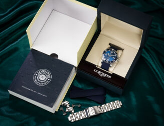 Longines HydroConquest  L3.781.4.96.6 41mm Full Set + 2 rubber with original clasp 2020 - 13