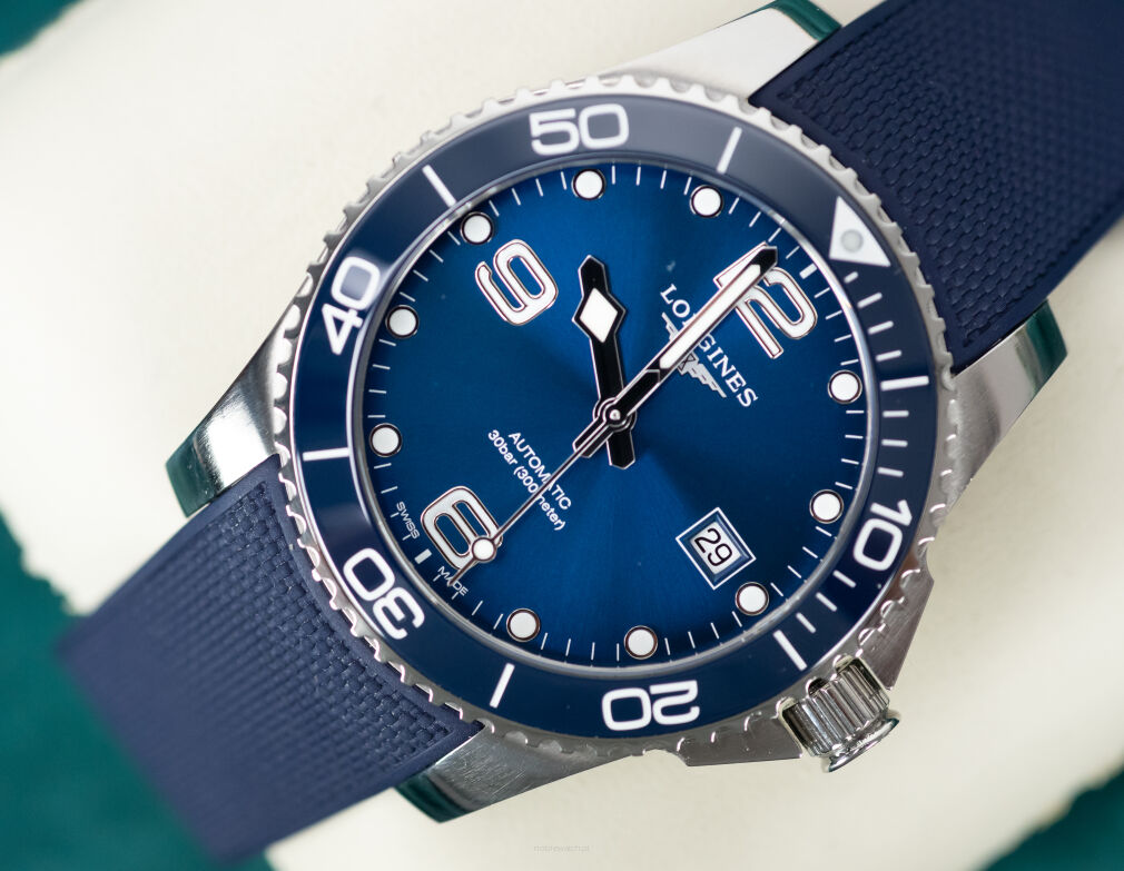 Longines HydroConquest  L3.781.4.96.6 41mm Full Set + 2 rubber with original clasp 2020