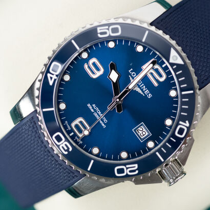 Longines HydroConquest  L3.781.4.96.6 41mm Full Set + 2 rubber with original clasp 2020