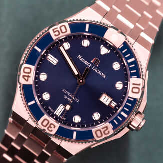 Maurice Lacroix Aikon Venturer 43mm AI6058-SS002-430-2 NEW Blue - 2