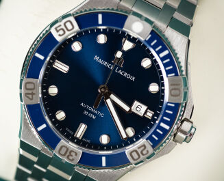 Maurice Lacroix Aikon Venturer 43mm AI6058-SS002-430-2 NEW Blue - 3