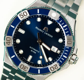 Maurice Lacroix Aikon Venturer 43mm AI6058-SS002-430-2 Niebieski NOWY - 2