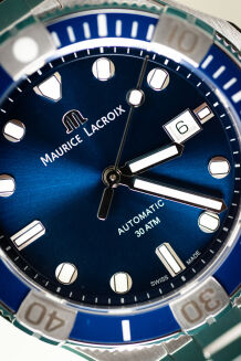 Maurice Lacroix Aikon Venturer 43mm AI6058-SS002-430-2 Niebieski NOWY - 5