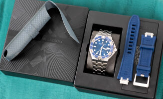 Maurice Lacroix Aikon Venturer 43mm AI6058-SS002-430-2 Niebieski NOWY - 14