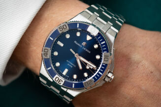 Maurice Lacroix Aikon Venturer 43mm AI6058-SS002-430-2 Niebieski NOWY - 7