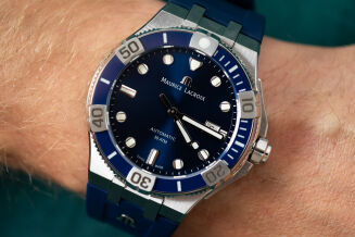 Maurice Lacroix Aikon Venturer 43mm AI6058-SS002-430-2 Niebieski NOWY - 8