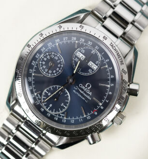 Omega Speedmaster Triple Calendar 3521.80 Full Set 1998 r. Po serwisie - 3