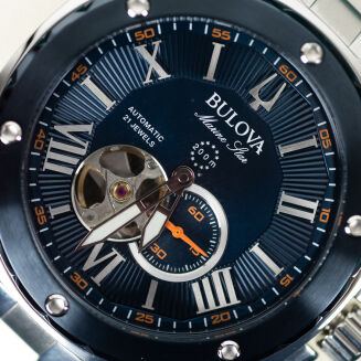 Bulova Marine Star Automatic Open-Heart 98A302 45mm NEW Full Set Warranty 6 years do 05.08.2031 - 3