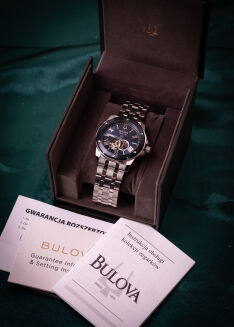 Bulova Marine Star Automatic Open-Heart 98A302 45mm NEW Full Set Warranty 6 years do 05.08.2031 - 12