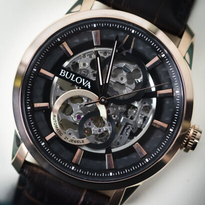 Bulova Automatic Skeleton 97A169