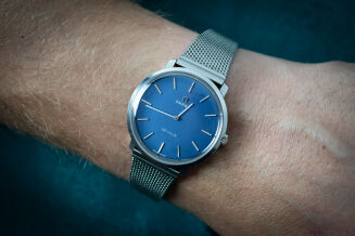 Omega Deville Tool 104 (Blue Dial) Strap NATO + Bracelet - 8