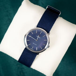 Omega Deville Tool 104 (Blue Dial) Strap NATO + Bracelet - 5