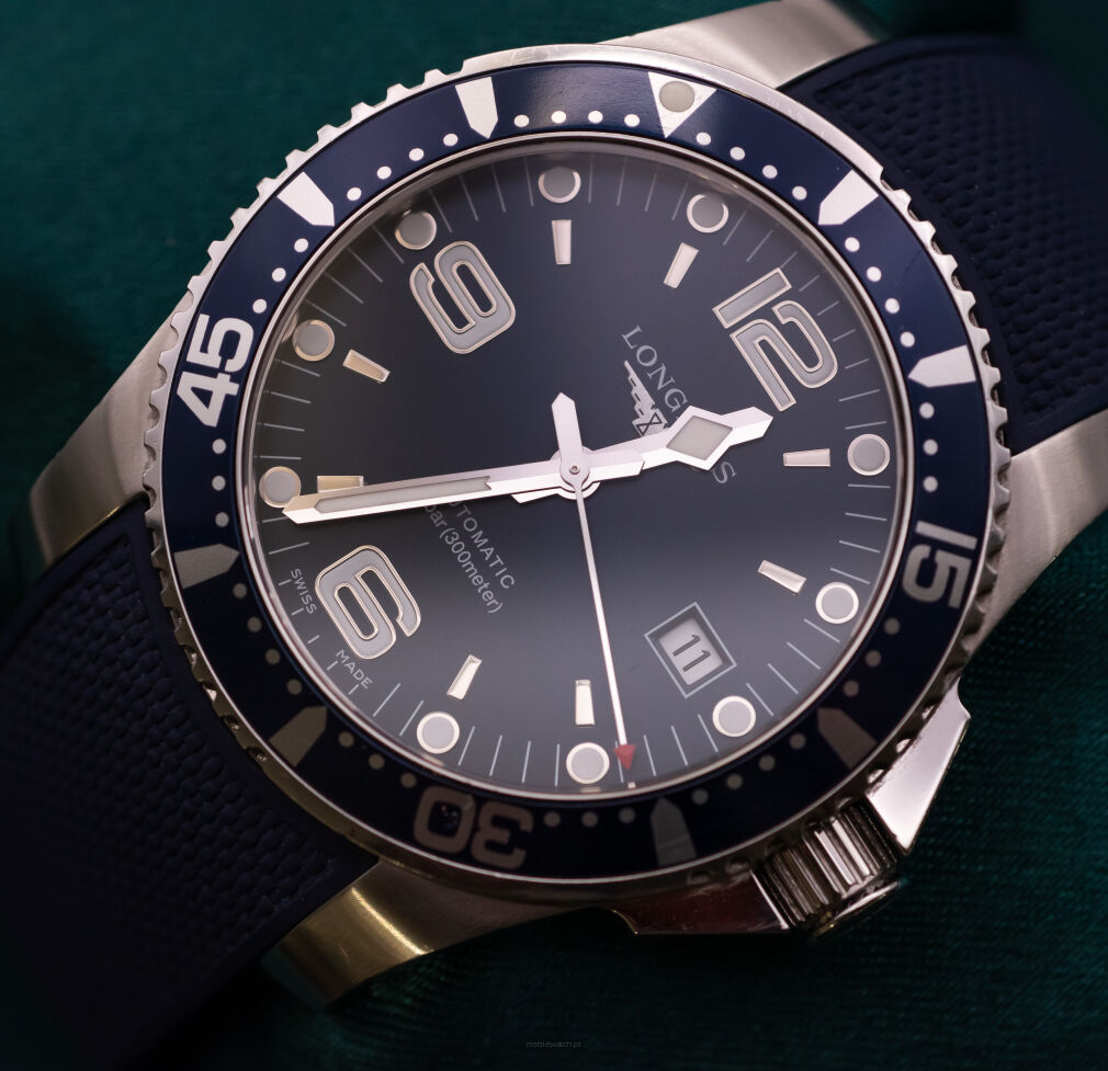 Longines HydroConquest L3.841.4.96.6 2019 r 44mm FV Marża Bransoleta + Guma Full Set