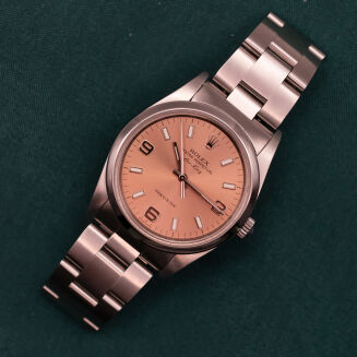 Rolex Air King 14000M Salmon Dial Full Set 34mm Full Set - 3