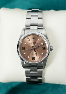 Rolex Air King 14000M Salmon Dial Full Set 34mm Full Set - 4
