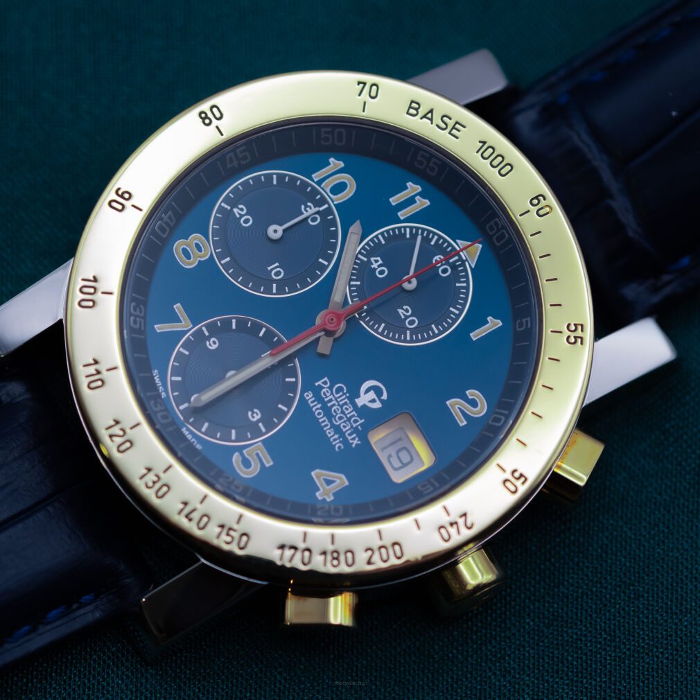 Girard Perregaux GP7000\4894 1996r. 38mm 18k złoto FV Marża Full Set