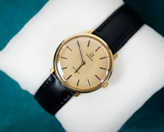 Omega De Ville Tool 104 Manulny 33mm  Leather Strap - 3