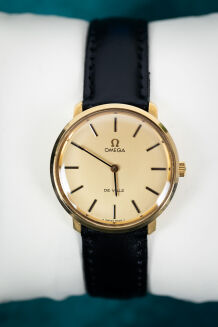 Omega De Ville Tool 104 Manulny 33mm  Leather Strap - 4