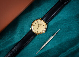 Omega De Ville Tool 104 Manulny 33mm  Leather Strap - 9