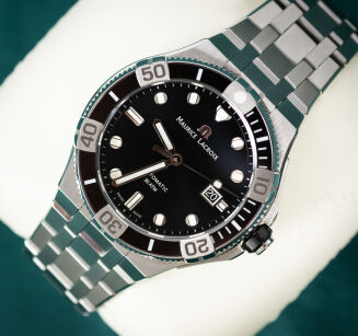 Maurice Lacroix Aikon Venturer 43mm AI6058-SS002-330-2  Czarny NOWY - 2