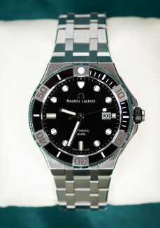 Maurice Lacroix Aikon Venturer 43mm AI6058-SS002-330-2  Czarny NOWY - 3