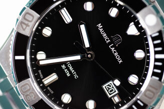 Maurice Lacroix Aikon Venturer 43mm AI6058-SS002-330-2  Czarny NOWY - 5