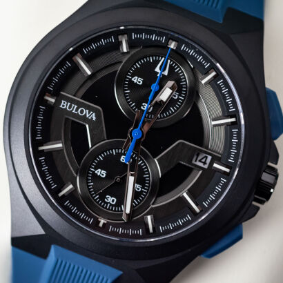 Bulova Maquina Chronograph 98B380 46mm NEW Full Set Warranty 6 years - 05.08.2031